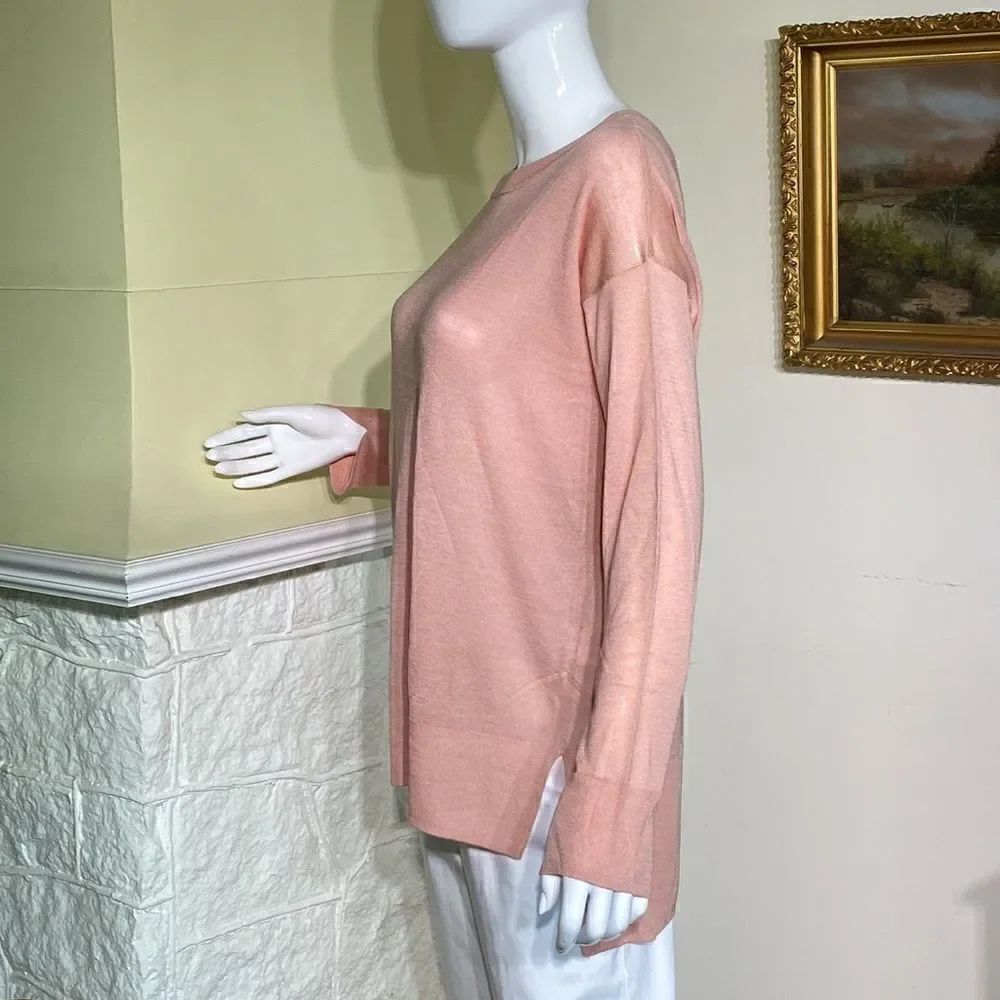 NWT H&M Soft Pink Oversized Light Knit Sweater - Picture 5 of 14